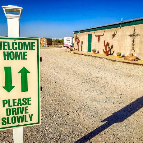 Office building at West Texas Friendly RV Park